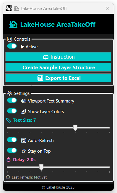 GUI Control Panel