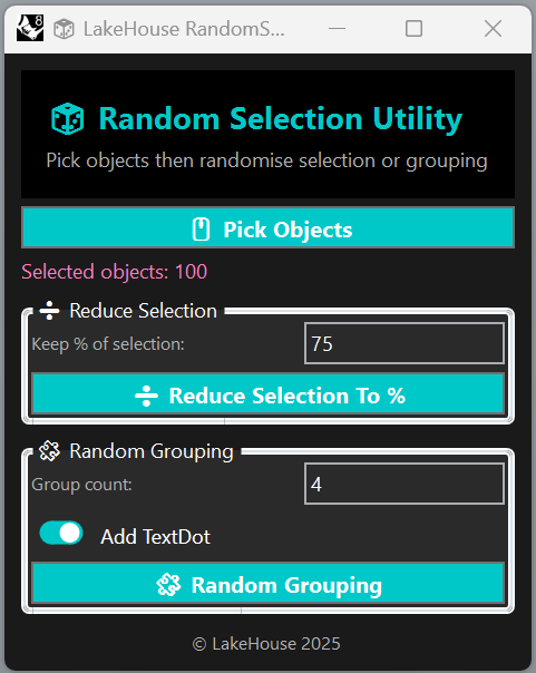 RandomSelect Interface